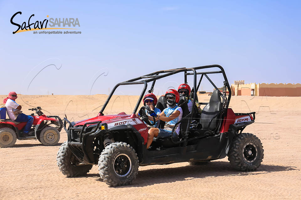 Safari mattutino in dune buggy polaris RZR Hurghada