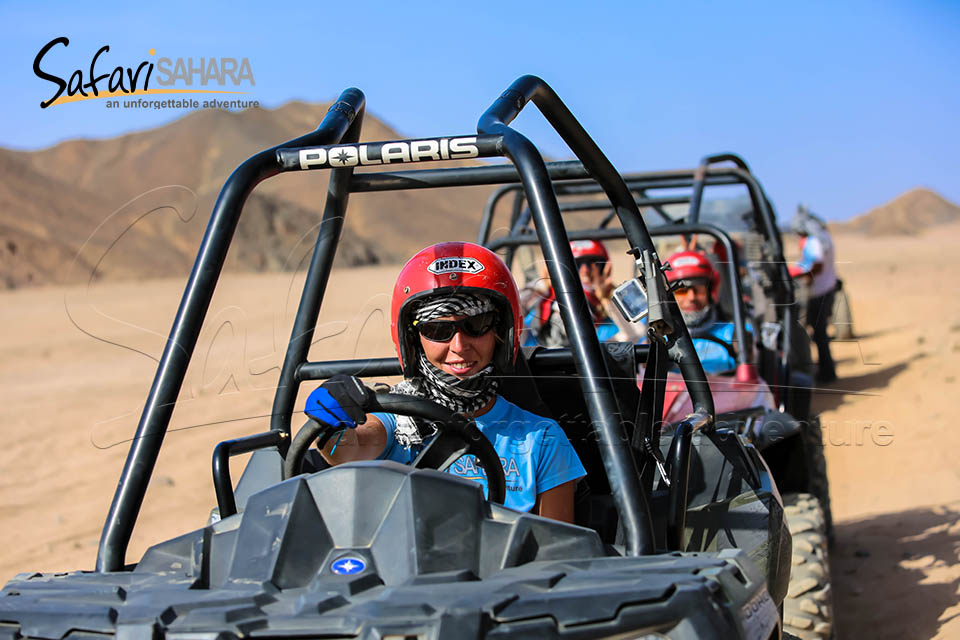 Safari mattutino in dune buggy polaris RZR Hurghada