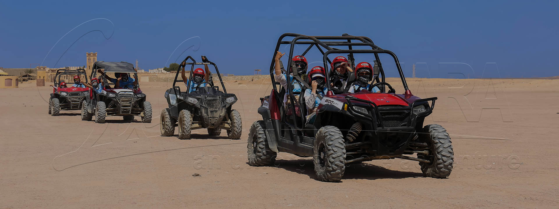 Safari mattutino in dune buggy polaris RZR Hurghada