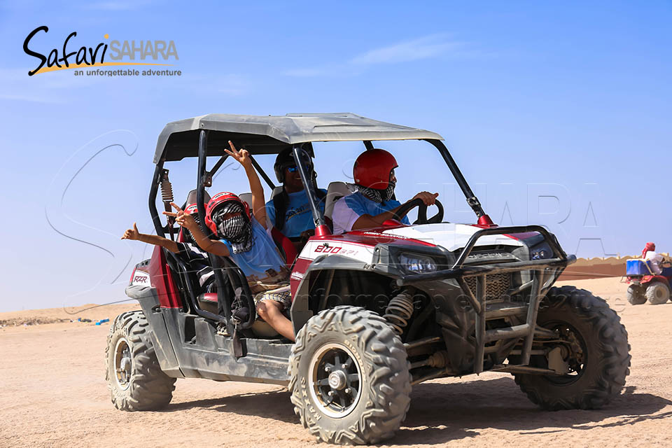 Gita mattutina in dune buggy Polaris RZR a Sharm