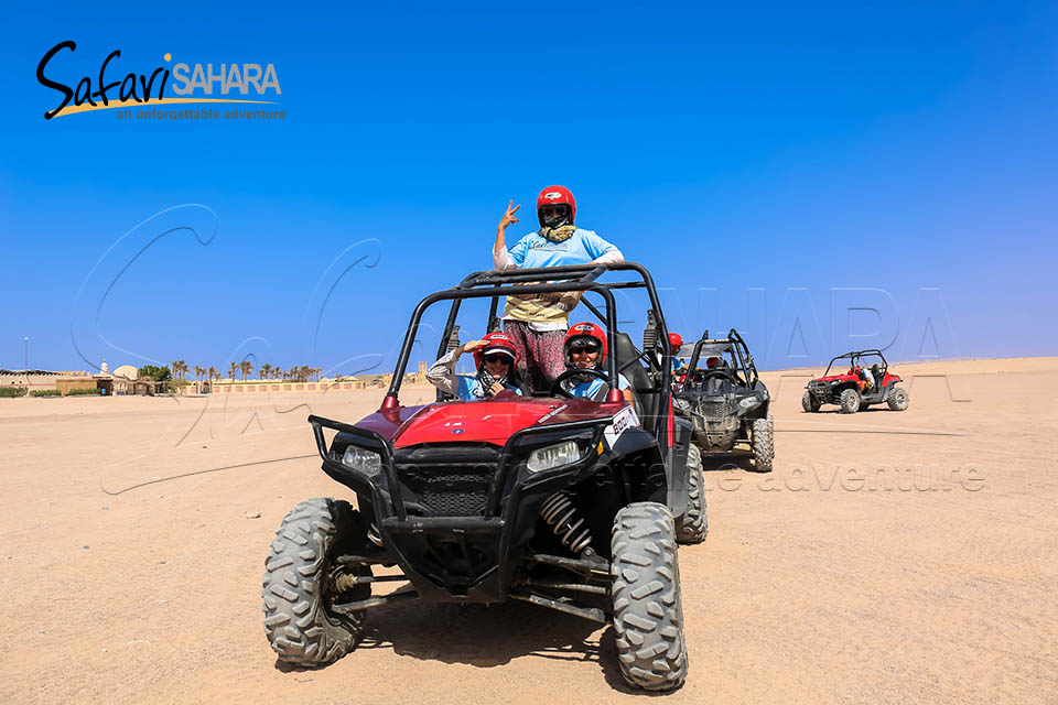 Gita mattutina in dune buggy Polaris RZR a Sharm